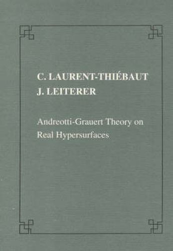 Cover image for Andreotti-Grauert theory on real hypersurfaces
