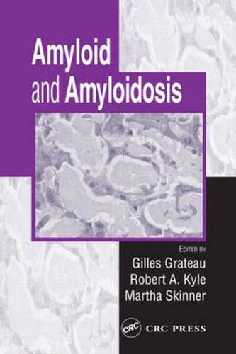 Cover image for Amyloid and Amyloidosis