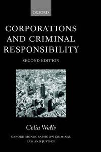 Cover image for Corporations and Criminal Responsibility