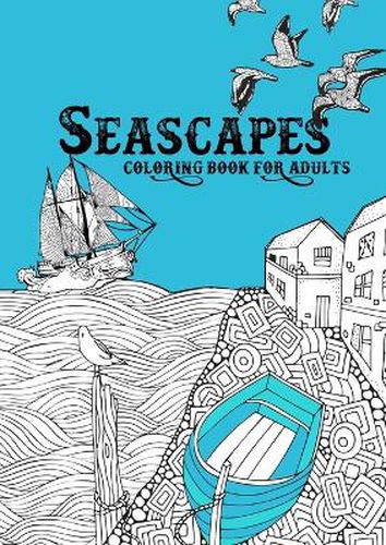 Cover image for Seascapes Coloring Book for Adults