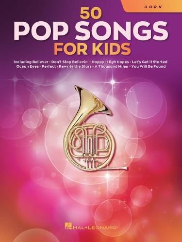 Cover image for 50 Pop Songs for Kids: For Horn