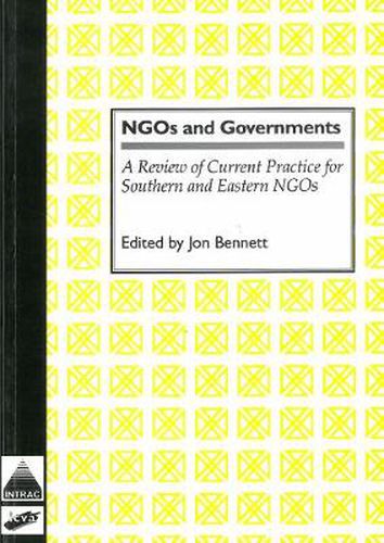 NGOs and Governments: Review of current practice for and southern and eastern NGOs