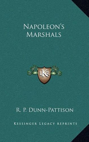 Cover image for Napoleon's Marshals