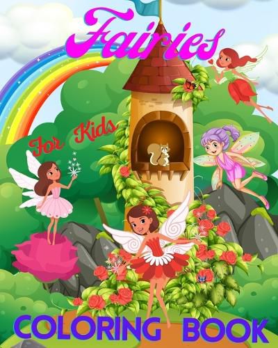 Cover image for Fairies Coloring Book for Kids