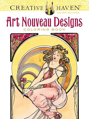 Cover image for Creative Haven Art Nouveau Designs Coloring Book