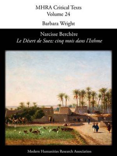 Cover image for Narcisse Berch Re, 'le D Sert de Suez: Cinq Mois Dans L'Isthme