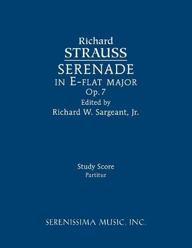 Serenade in E-flat major, Op.7: Study score