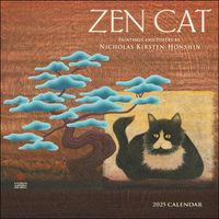 Cover image for Zen Cat 2025 Wall Calendar
