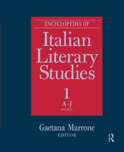 Cover image for Encyclopedia of Italian Literary Studies