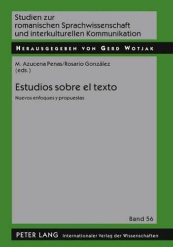 Cover image for Estudios Sobre El Texto: Nuevos Enfoques Y Propuestas