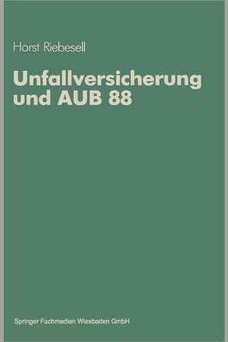 Cover image for Unfallversicherung Und Aub 88
