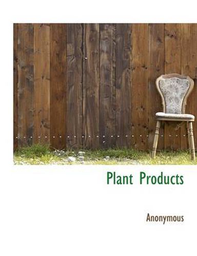 Cover image for Plant Products