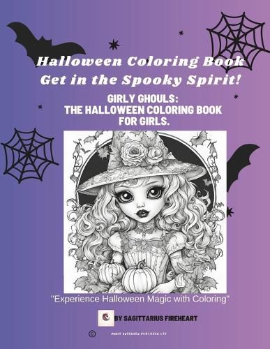 Cover image for Halloween Coloring Book Get in the Spooky Spirit!