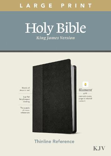 Cover image for KJV Large Print Thinline Reference Bible, Filament Edition