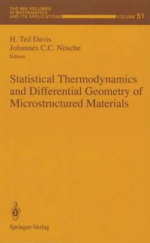 Cover image for Statistical Thermodynamics and Differential Geometry of Microstructured Materials