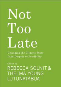 Cover image for Not Too Late: Changing the Climate Story from Despair to Possibility