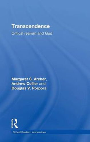 Cover image for Transcendence: Critical realism and God