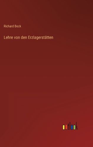 Cover image for Lehre von den Erzlagerstaetten