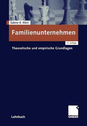 Cover image for Familienunternehmen: Theoretische Und Empirische Grundlagen