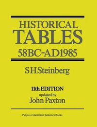 Cover image for Historical Tables: 58 BC-AD 1985