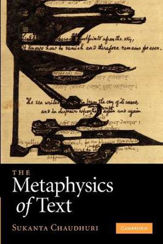 Cover image for The Metaphysics of Text