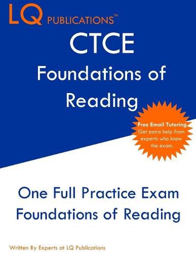 Cover image for CTCE Foundations of Reading: One Full Practice Exam - Free Online Tutoring - Updated Exam Questions