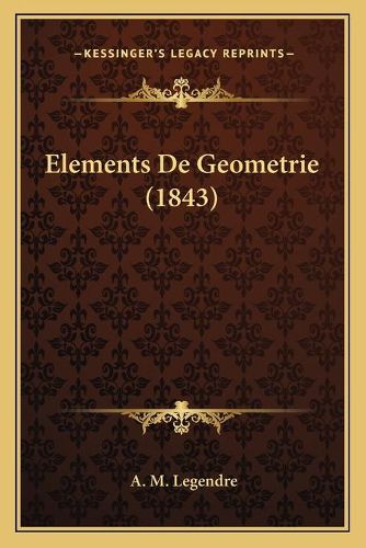 Cover image for Elements de Geometrie (1843)