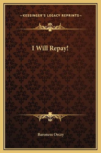 Cover image for I Will Repay!