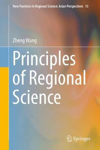 Cover image for Principles of Regional Science