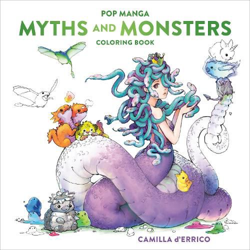 Pop Manga Myths and Monsters Coloring Book