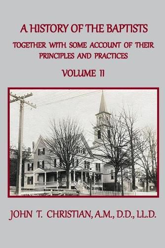 Cover image for A History of the Baptists of the United States, Volume II: From the First Settlement of the Country to the Year 1845