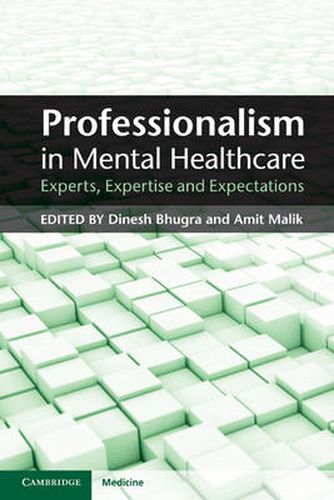 Cover image for Professionalism in Mental Healthcare: Experts, Expertise and Expectations