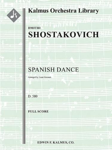 Cover image for Spanish Dance, D. 580