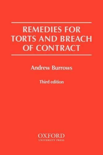 Cover image for Remedies for Torts and Breach of Contract