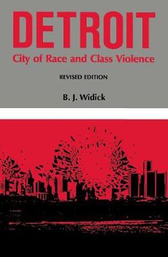 Cover image for Detroit: City of Race and Class Violence