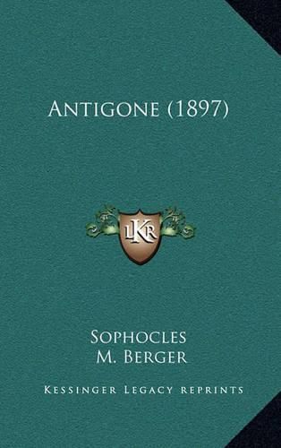 Cover image for Antigone (1897)