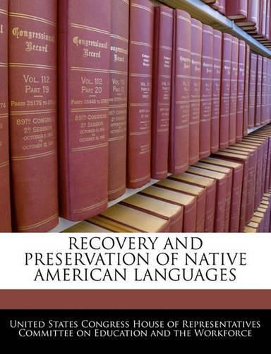 Cover image for Recovery and Preservation of Native American Languages