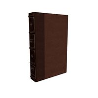 Cover image for KJV, Large Print Verse-by-Verse Reference Bible, Maclaren Series, Leathersoft, Brown, Comfort Print: Holy Bible, King James Version