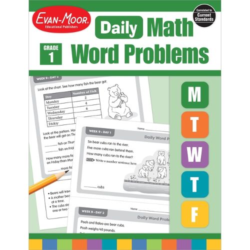 Cover image for Daily Word Problems Math, Grade 1 Teacher Edition