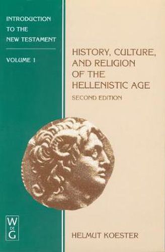 Cover image for History, Culture, and Religion of the Hellenistic Age