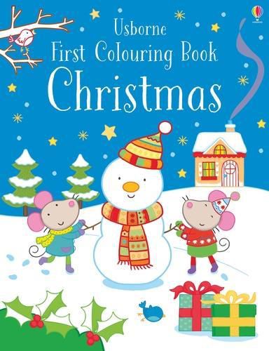 Cover image for First Colouring Book Christmas