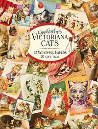 Cover image for Cynthia Hart's Victoriana Cats: 12 Wrapping Papers and Gift Tags