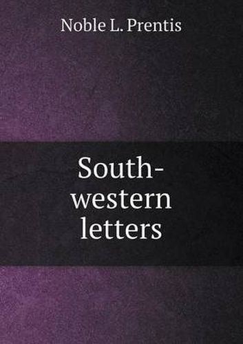 Cover image for South-western letters