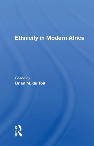 Cover image for Ethnicity in Modern Africa