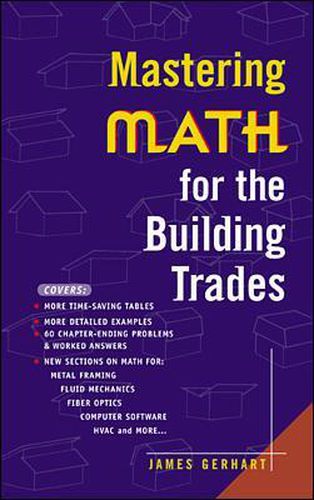 Cover image for Mastering Math for the Building Trades