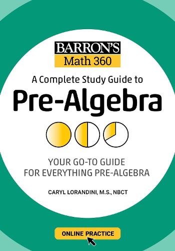 Cover image for Barron's Math 360: A Complete Study Guide to Pre-Algebra with Online Practice