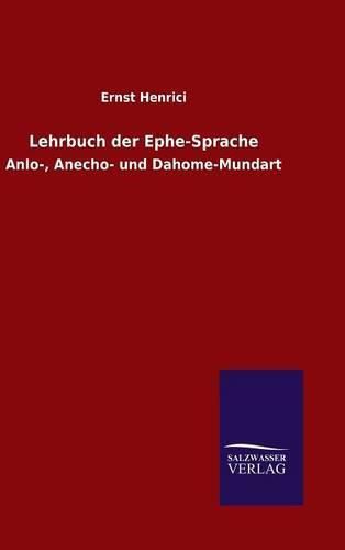 Cover image for Lehrbuch der Ephe-Sprache