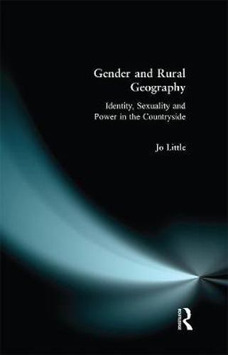 Cover image for Gender and Rural Geography