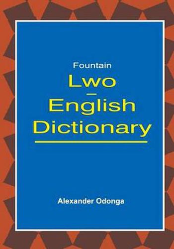 Cover image for Lwo English Dictionary