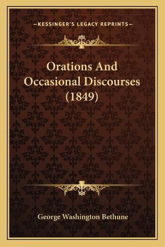 Orations and Occasional Discourses (1849)